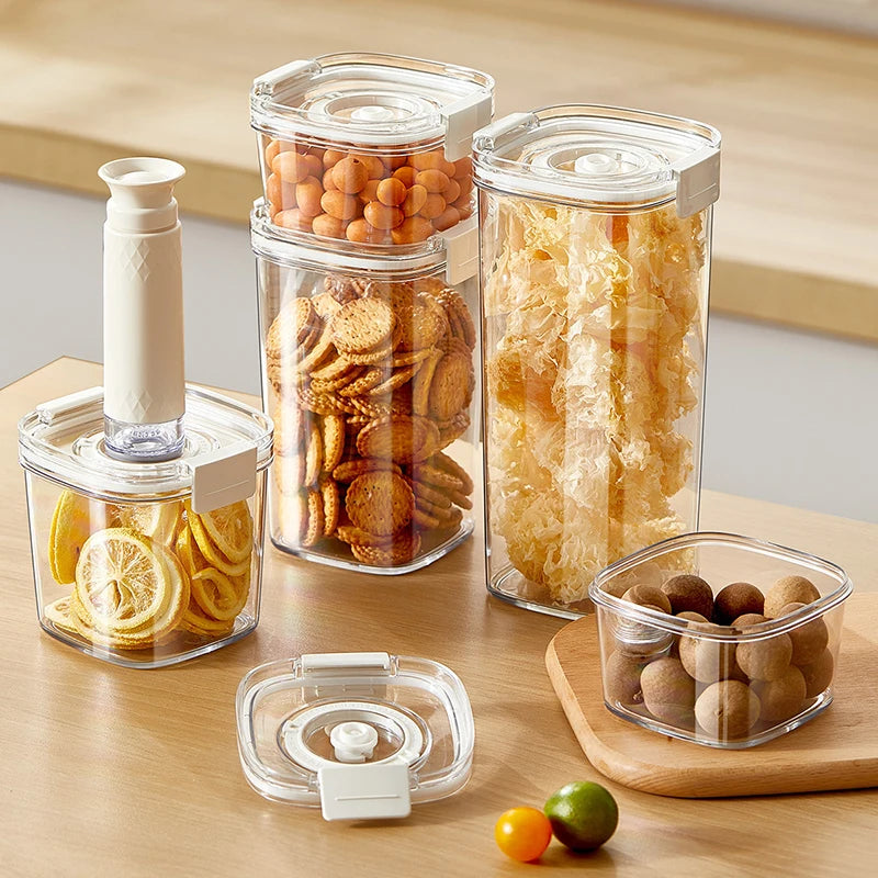 Vacuum Sealed Coffee Storage Jar Airtight Canister for Coffee, Tea & Cereals