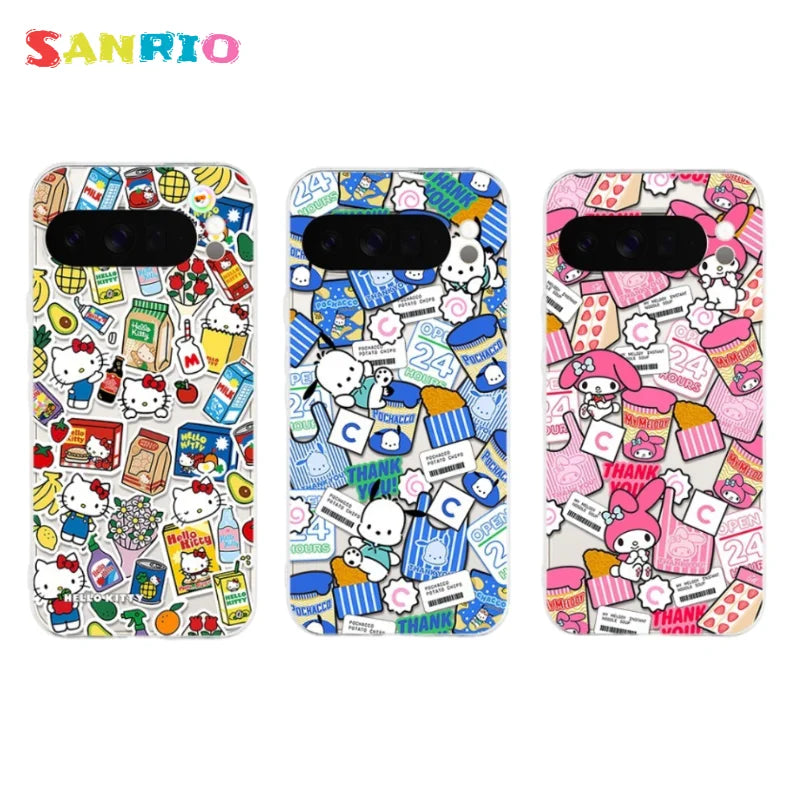 Kawaii Hello Kitty TPU Case for Google Pixel 7 8 9 10 Pro XL Cover Main image