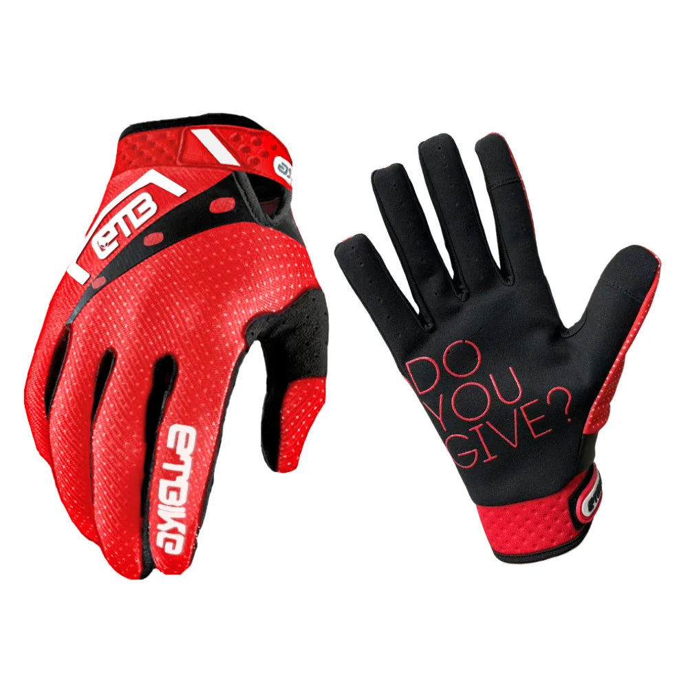 Men Women MX MTB Off-Road Motorcycle Gloves Touchscreen Knuckle