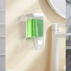 Homefish Wall Mounted Soap Dispenser No Drill Liquid Soap Pump Bottle