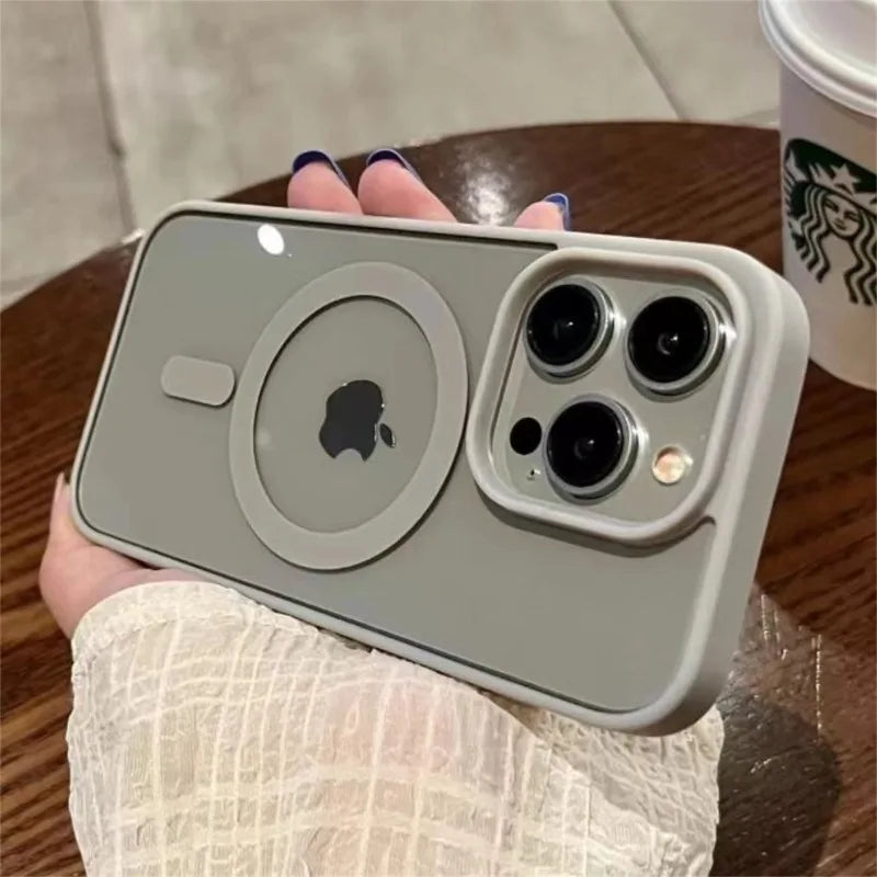 Luxury Magnetic MagSafe Case for iPhone – Shockproof Armor Cover