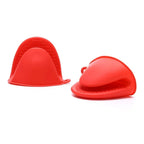 2PCS Silicone Pinch Grip Oven Mitts – Mini Heat Resistant Pot Holders