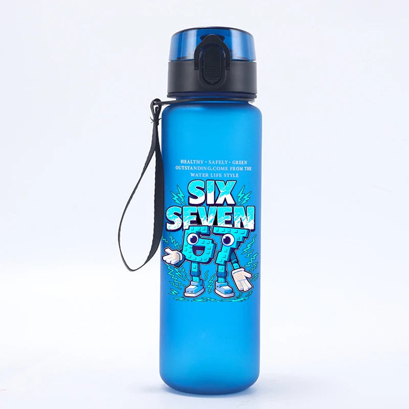 67 Six Seven Cartoon Kids Water Bottle Sports Cup