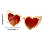 Heart-Shaped Kids Sunglasses | Vintage Toddler Eyewear 3–9 Years