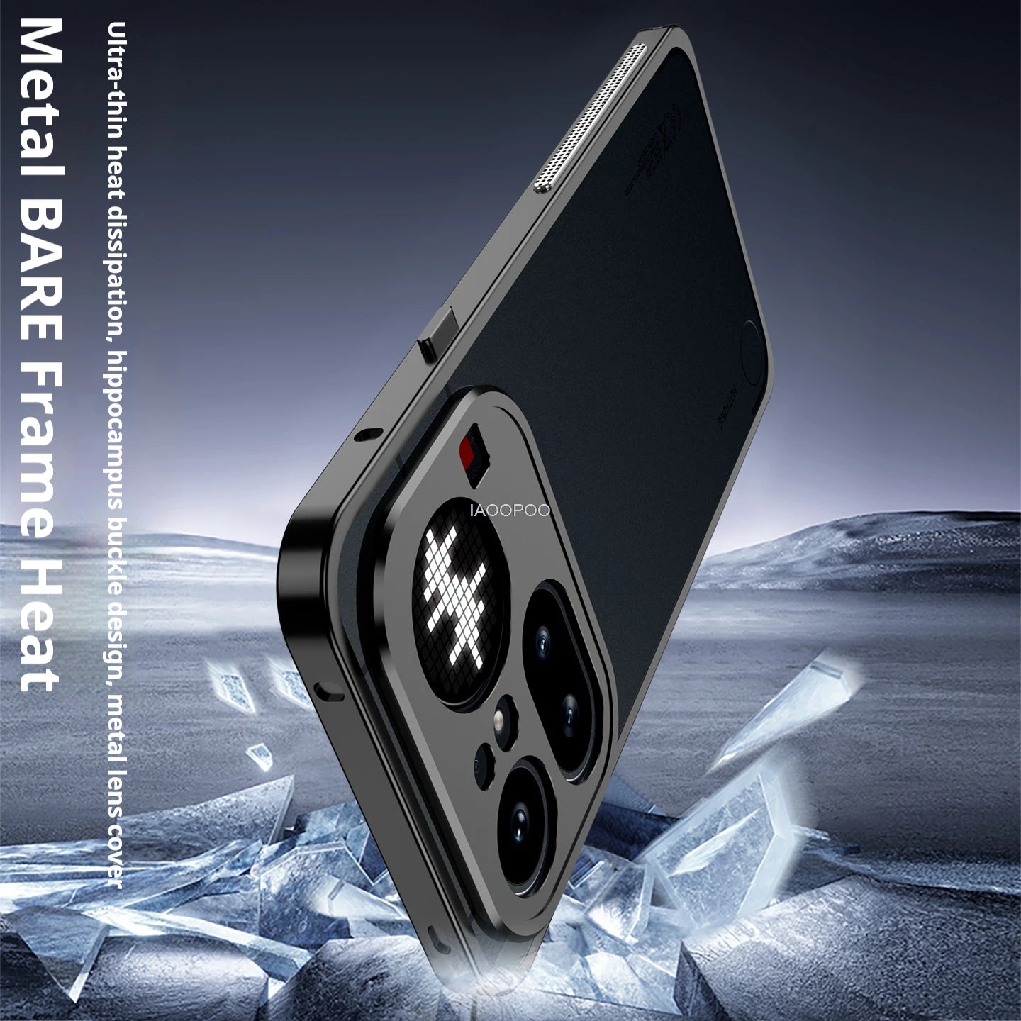 Aluminum Metal Bumper Case for Nothing Phone 4A Pro 3A Pro Lite