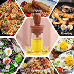 Portable Silicone Oil Bottle Brush BBQ Cooking & Baking Oil Dispenser