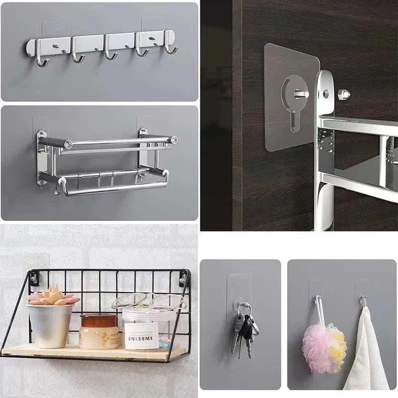 Punch-Free Screw Stickers Invisible Wall Picture Hanging Hooks