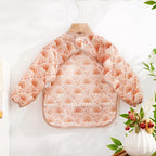 Waterproof Baby Bib Long Sleeve Apron for Feeding & Drawing