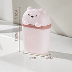 Cartoon Bear Soap Box – Waterproof Portable Travel & Bathroom Storage Case