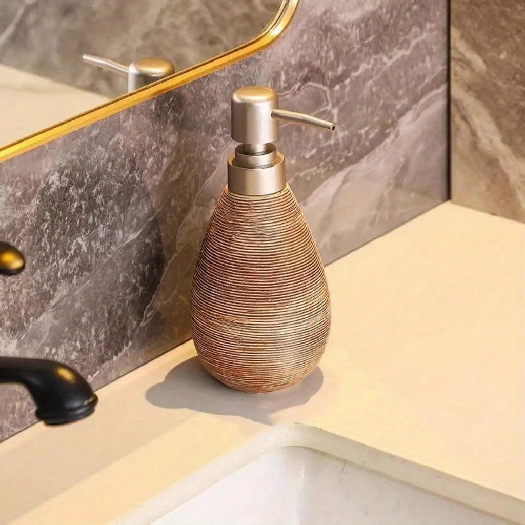 Creative Retro Ceramic Soap Dispenser Pump Bottle for Bathroom & Kitchen