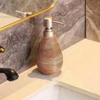 Creative Retro Ceramic Soap Dispenser Pump Bottle for Bathroom & Kitchen