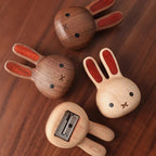 Miffy Kawaii Rabbit Pencil Sharpener Cute Wooden Manual Sharpener