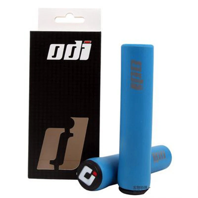 ODI MTB Handlebar Grips Ultra Light Anti Slip Silicone Foam with Plugs