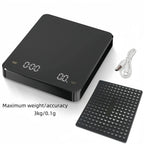 Digital Coffee Scale USB Rechargeable Timer Scale