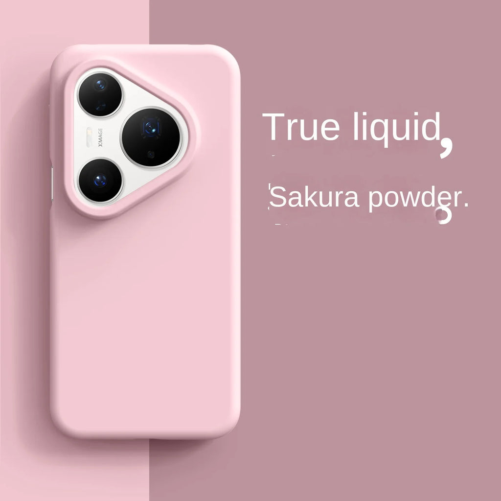 Luxury Liquid Silicone Case for Huawei Pura 80 Pro Plus & 80 Ultra