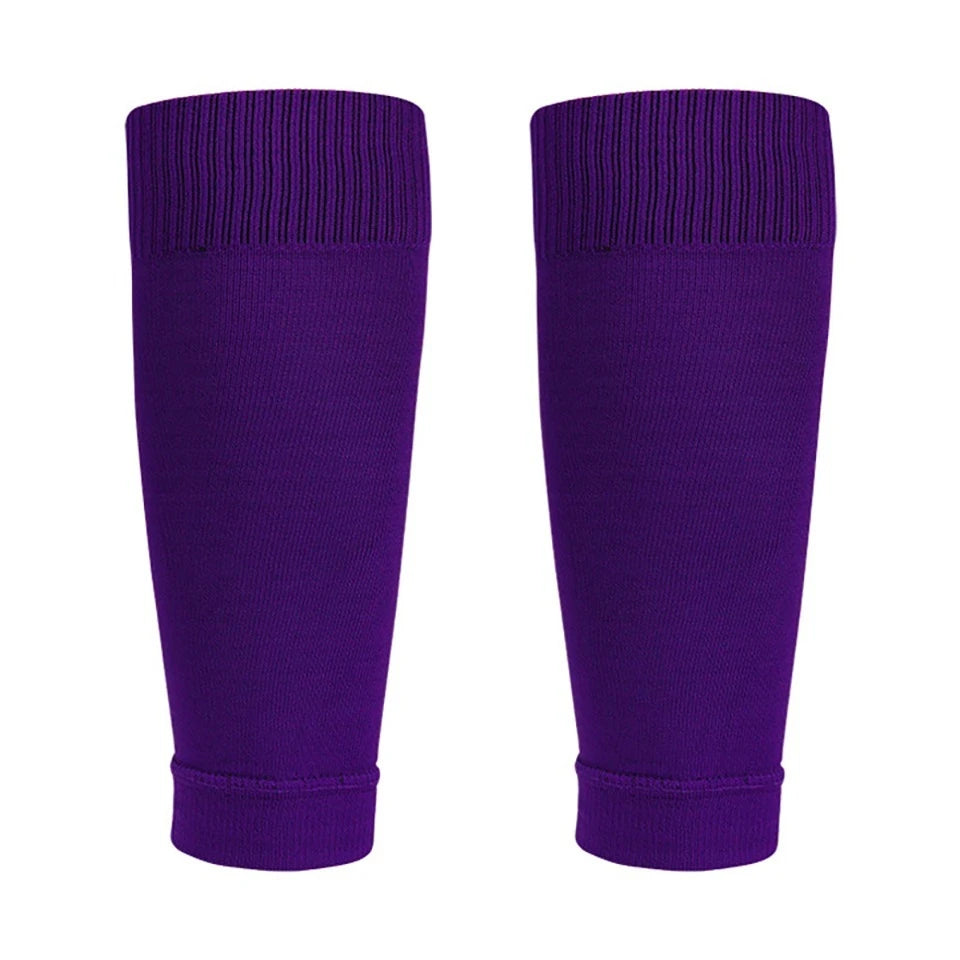 Football Soccer Shin Pads Sleeves Socks Calf Protection Men Women Kids