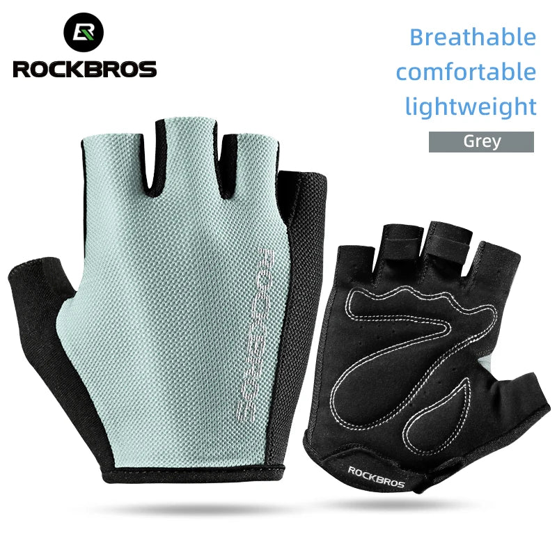 Half Finger Cycling Gloves MTB Bike Anti-Slip Breathable Gloves