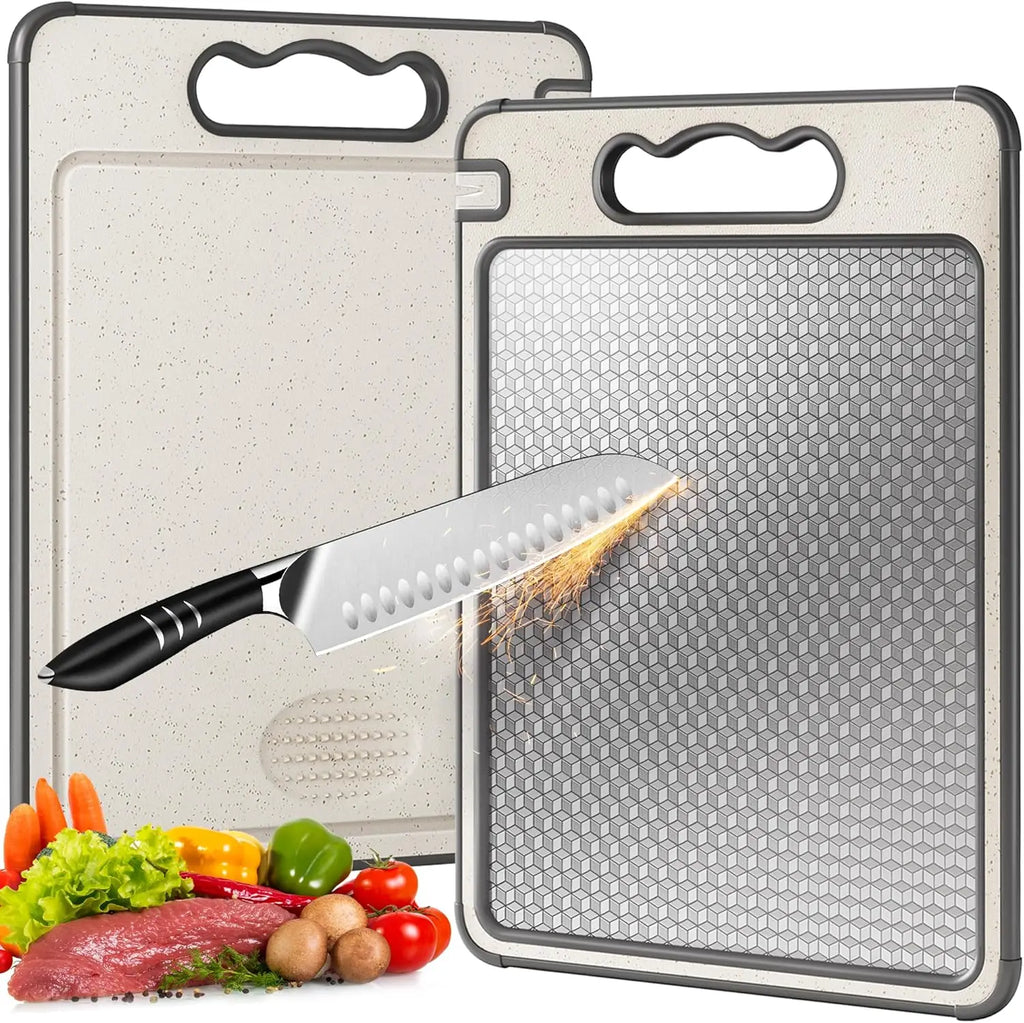 Stainless Steel Cutting Board Double-Sided Board