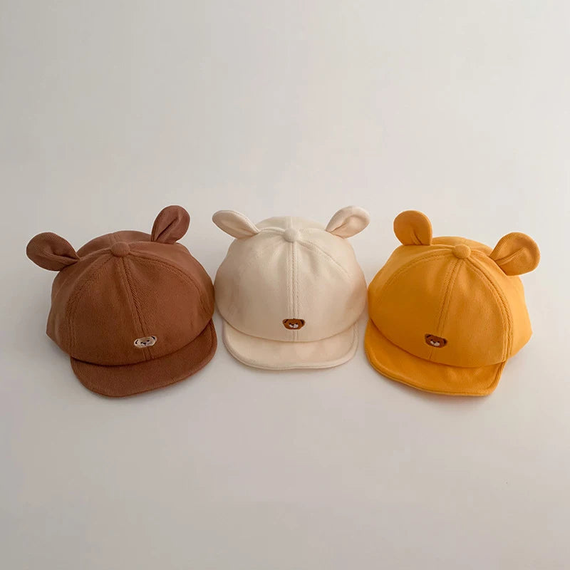 Cartoon Bear Baby Cap UK Cute Kids Baseball Sun Hat