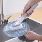 2-in-1 Dish Cleaning Brush Sponge Dispenser