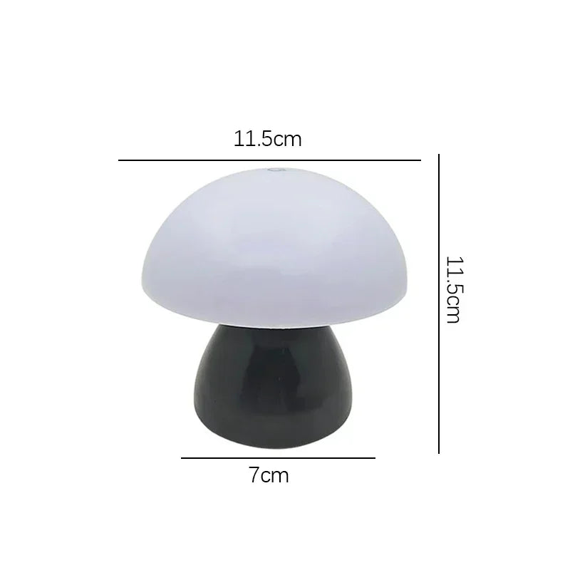 Mushroom LED Table Lamp Touch Dimming Night Light
