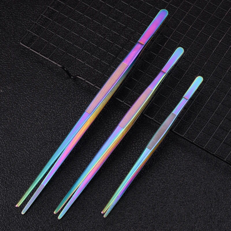 Colorful Kitchen Tongs UK Stainless Steel BBQ & Cooking