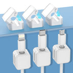 Cable Organizer, Cable Management Clips for Desk, Adjustable and Soft