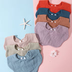 3PCS Baby Bibs Soft Drool Bandana Feeding Bib Set