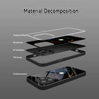 Colorful Tempered Glass iPhone Case | Stylish Protective Cover