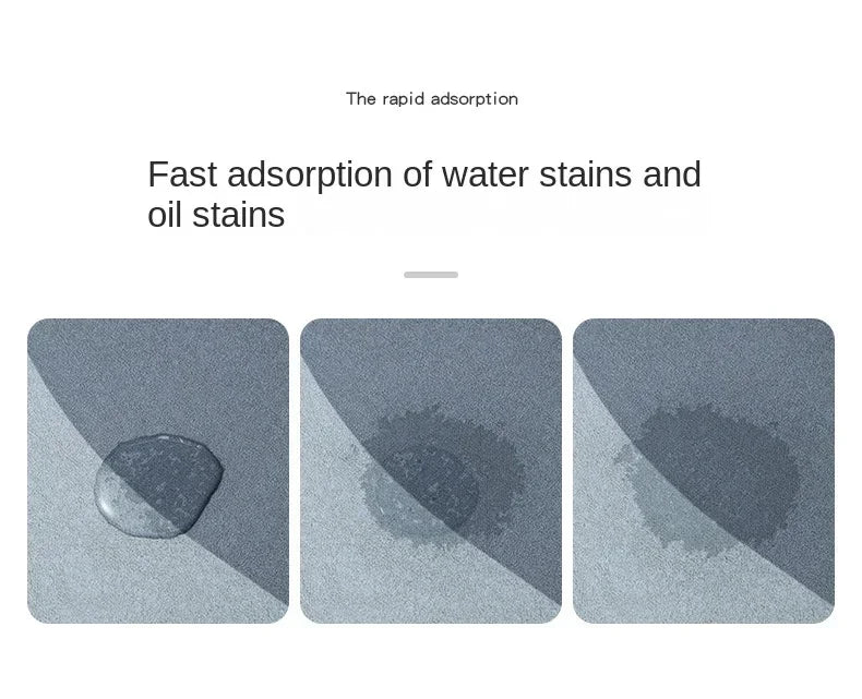 Diatomite Kitchen Rug Super Absorbent Non-Slip Long Floor Mat