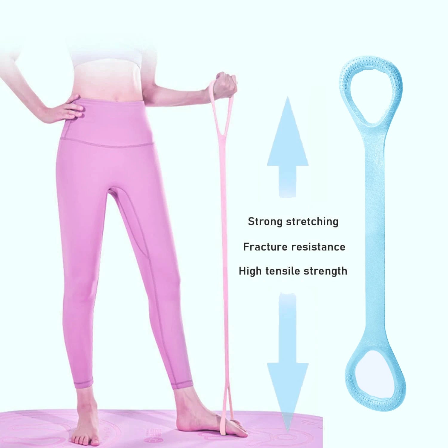 Fitness Resistance Bands for Arm Back Shoulder Workout Training