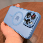 Lens Protection MagSafe Case for iPhone 11 12 13 14 15 16 Pro Max