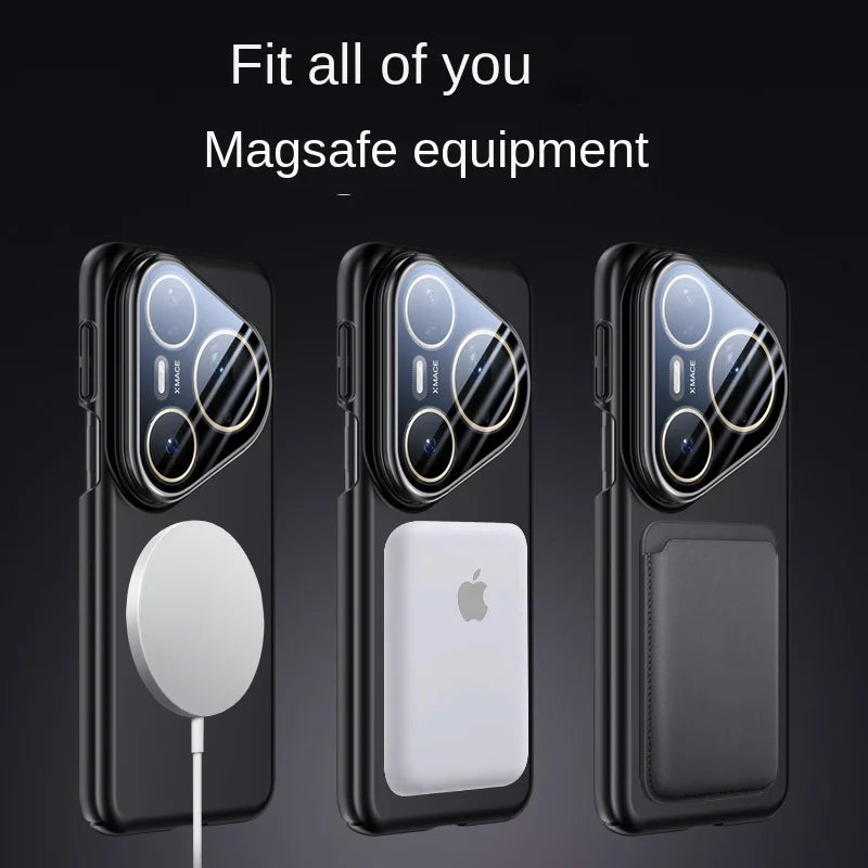 Magnetic Matte Stand Case for Huawei Pura 80 Pro & 80 Ultra