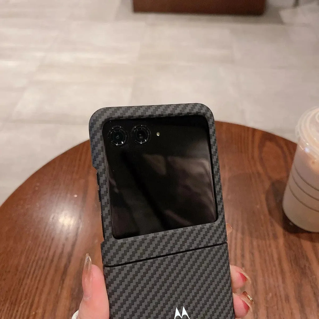 Premium Carbon Fiber Phone Case for Motorola Razr 70 60 50 Ultra