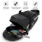 Waterproof Bicycle Saddle Bag MTB Rear Tail Bag for Cycling Storage