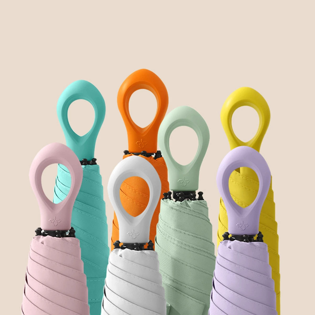 Buy UV Protection Mini 5-Fold Umbrella Compact Travel
