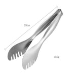 304 Stainless Steel Food Tongs UK Ice & BBQ Serving Clips