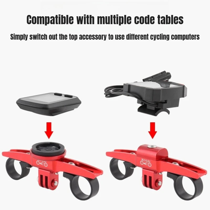 TT Handlebar Bike Computer Mount Stopwatch GPS Aerobar Bracket MTB
