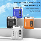 Mini Electric Shaver Cordless Dual Blade USB Recharge Beard Trimmer Tool