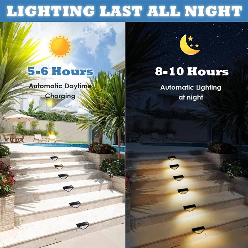Solar Deck Lights Waterproof Fence & Step Lights