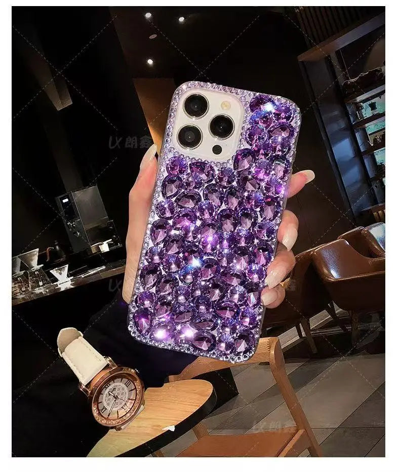 Luxury Bling Glitter Diamond Case for iPhone 17 16 15 14 13 12 Pro Max