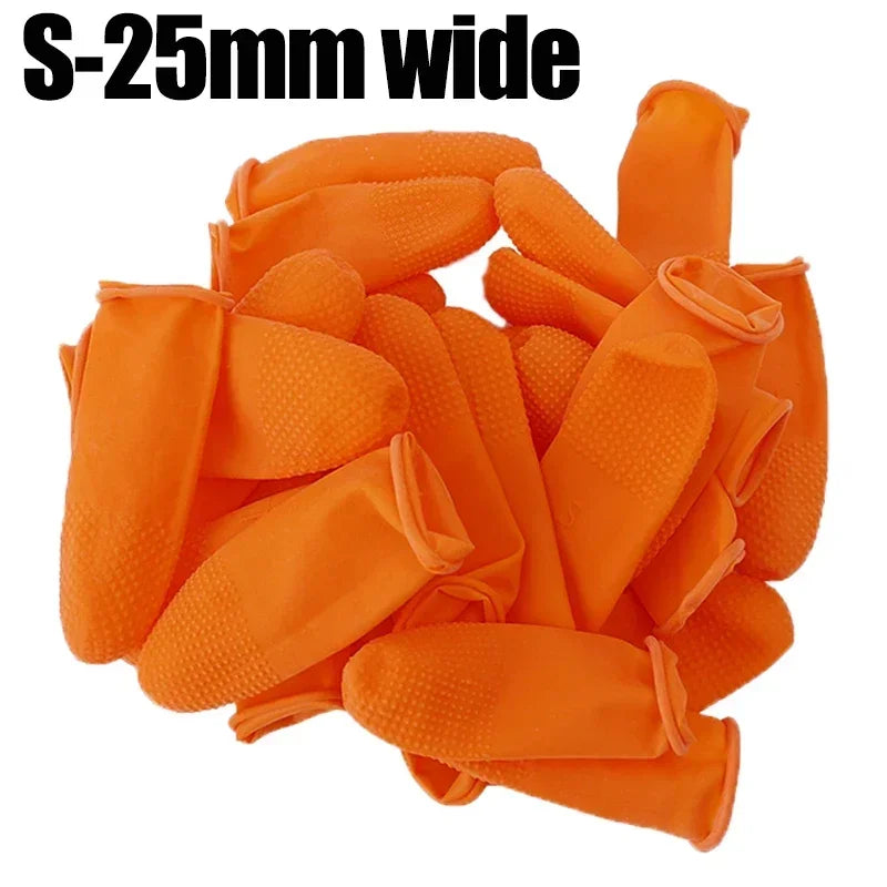 Latex Finger Cots Anti-Static Non-Slip Thumb Caps