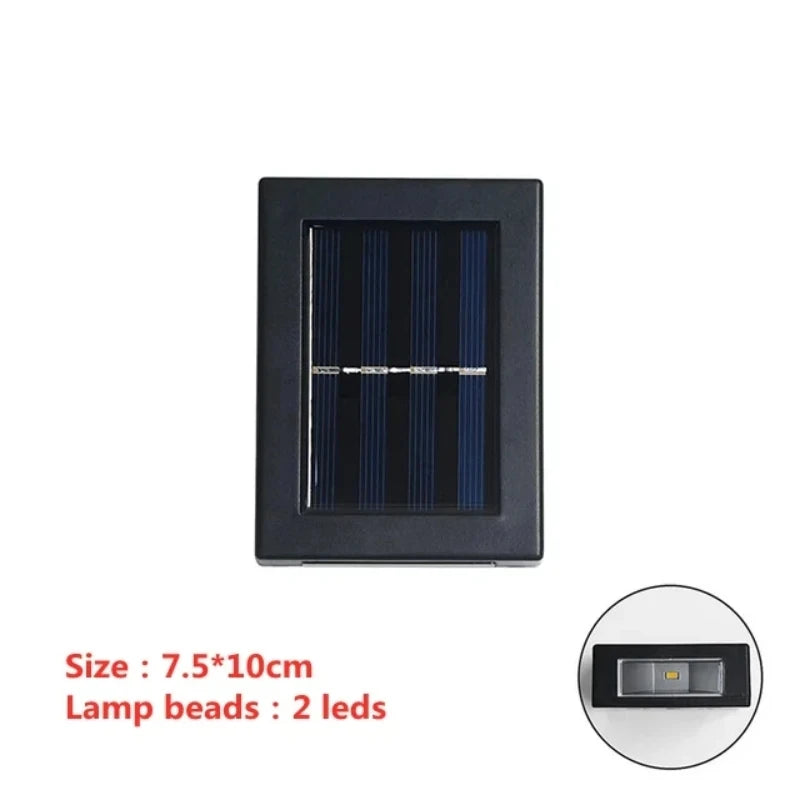 Waterproof Solar LED Outdoor Wall Light for Garden & Street Decor