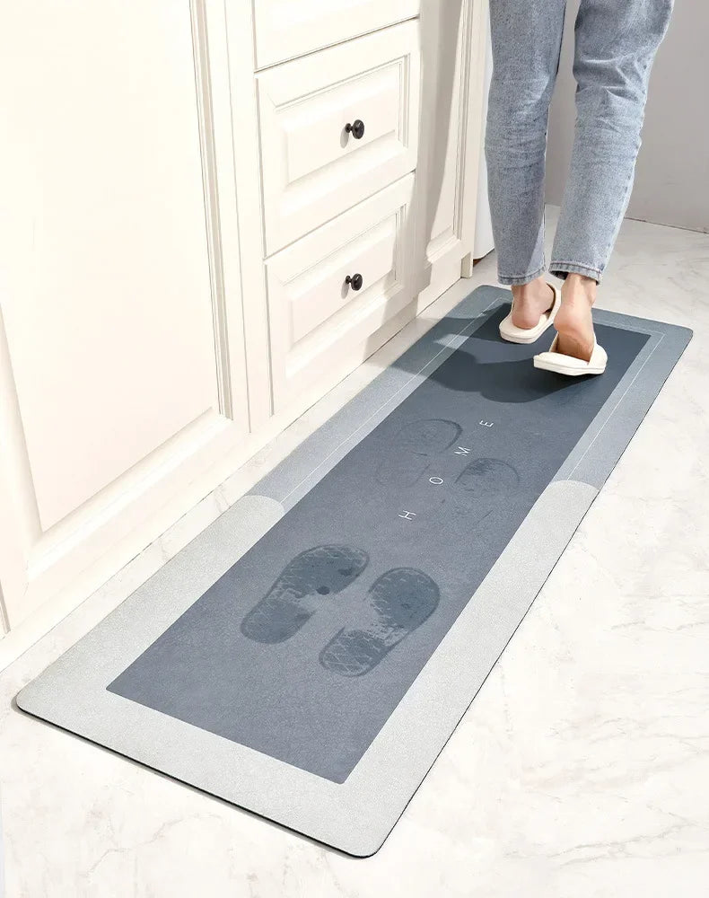 Diatomite Kitchen Rug Super Absorbent Non-Slip Long Floor Mat