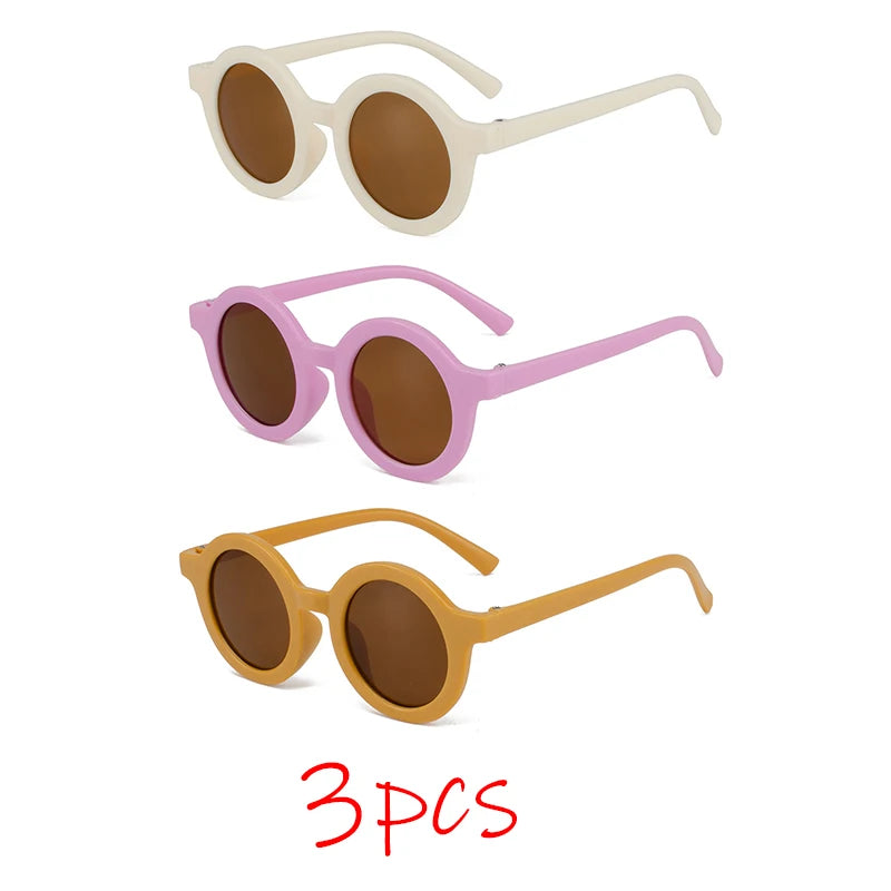 Kids Round Sunglasses 1–7 Years | UV Sun Protection