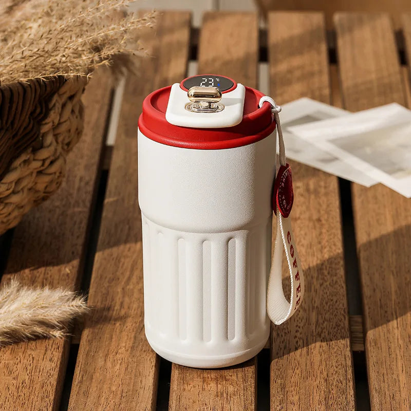 450ml Stainless Steel Thermo Water Bottle LED Temperature Display Mug