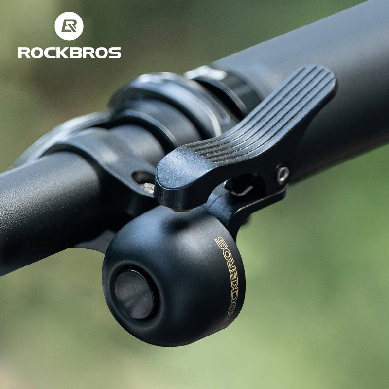 ROCKBROS Bike Bell Alloy Handlebar Bell with Crisp Warning Sound Secondary image