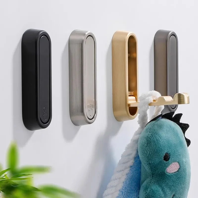 Folding Wall Hook Stainless Steel Towel & Coat Hook Set Main image