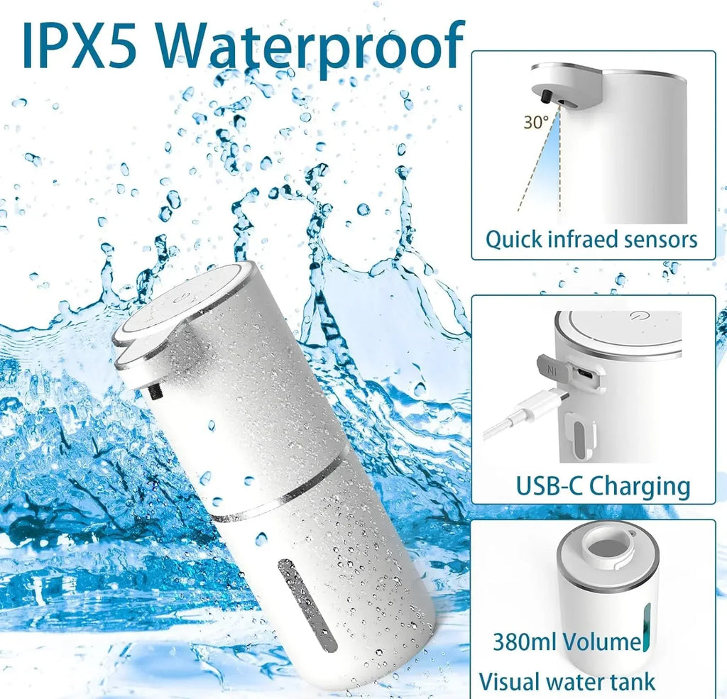 Automatic Soap Dispenser Touchless USB Rechargeable Infrared Foam/Liquid