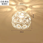 Crystal Restaurant Chandelier Single Head Ceiling Lamp